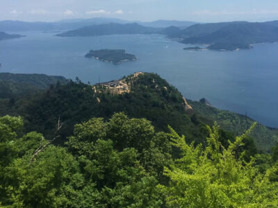 宮島の弥山頂上